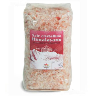 Sale Cristallino dall'Himalaya Rosa in grani - 1 kg