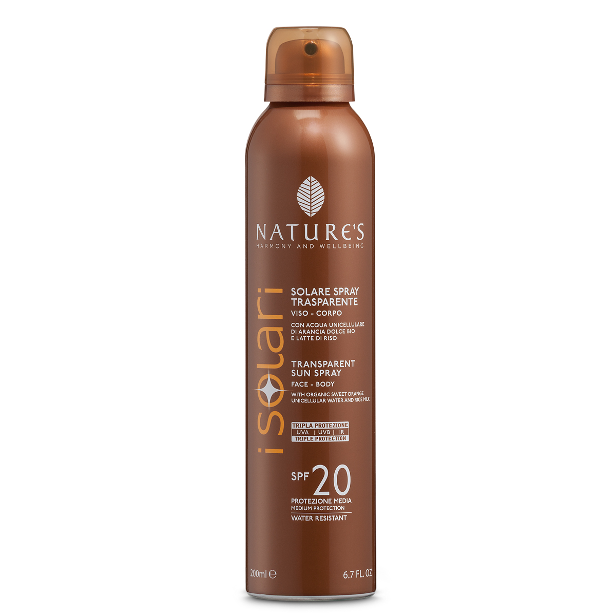 SOLARE SPRAY VISO-CORPO SPF 20