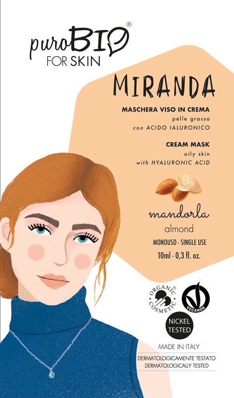 Maschera Viso Miranda puroBIO - Mandorla