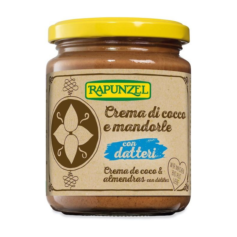 Crema di Cocco e Mandorle con Datteri 250 gr Rapunzel