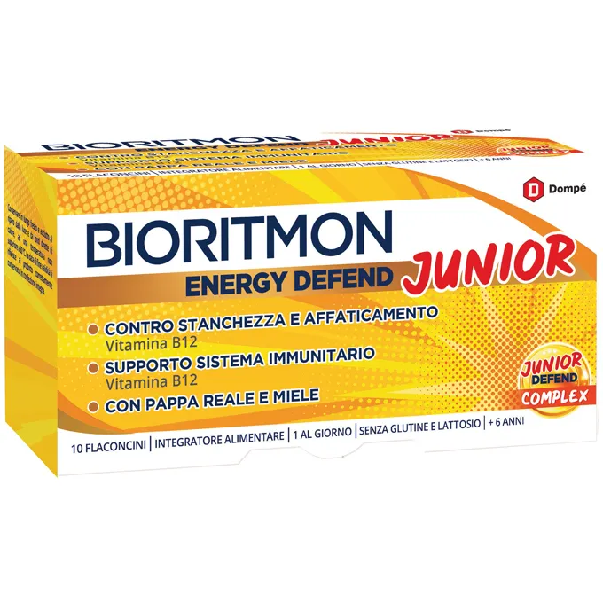 Bioritmon Energy Defend Junior Integratore energetico 10 flaconi